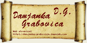 Damjanka Grabovica vizit kartica